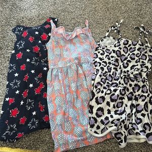 Girls 3T dresses and romper